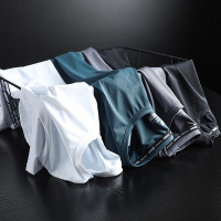 速幹係列！激光穿孔！冰絲爽滑！春夏新款男士圓領運動短袖T恤衫