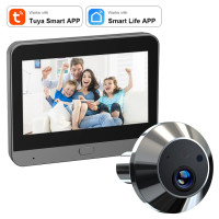 Дверной Видеозвонок Smart Tuya, 1080P, Wi-Fi, 2,4 ГГц