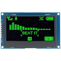 Последовательный интерфейс модуля OLED ЖК-дисплея для Arduino UNO R3 C51, 2,4 дюйма, 2,42 дюйма, 128x64, SSD1309, 12864, 7-контактный SPI/IIC I2C