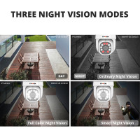 IP-камера 5 Мп с поддержкой Wi-Fi, 2 Мп, 4-кратный цифровой зум