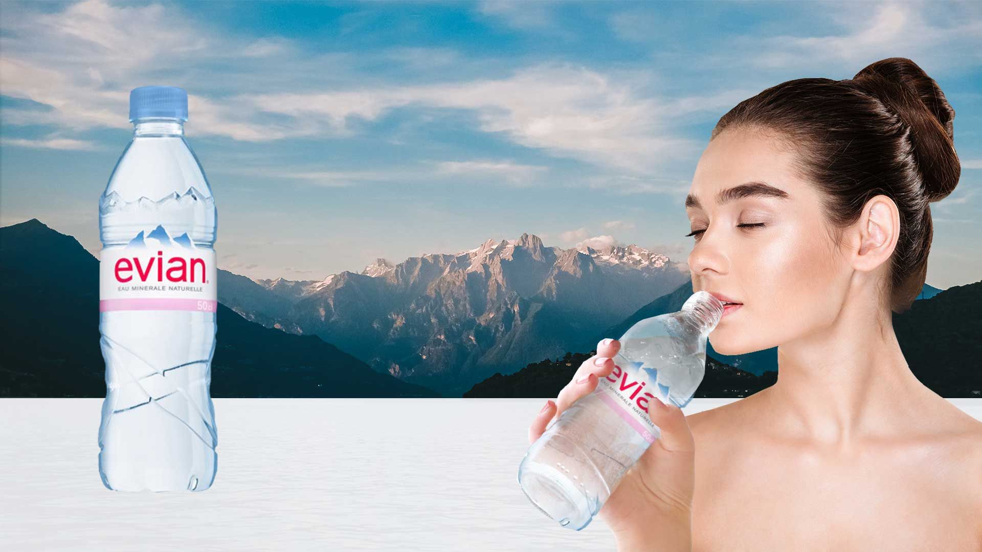 Evian минеральная вода