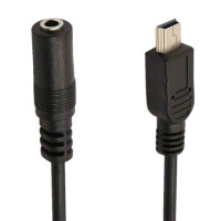 Кабель-адаптер 3,5 мм мама-5 Pin Mini USB папа для микрофона 0,3 м; Разъем Micro USB папа-3,5 мм мама кабель адаптера для гарнитуры 0,3