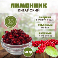 Лимонник китайский (дальневосточный) ягоды сушеные 50/100г