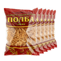 Макароны цельнозерновые, лапша из полбы, 6 упаковок по 350 г., диетические продукты питания, Рондапродукт