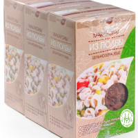 Макароны из полбы цельнозерновые Спирали, 3 х 400 г, веган, здоровое питание, пп продукт