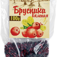 Вяленая брусника 100 гр