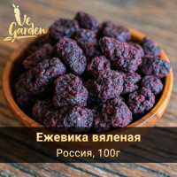 Ежевика вяленая, без сахара, 100 гр. Сухофрукты VeGarden.