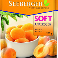 Сухофрукты Seeberger Soft apricots Абрикосы мягкие сушеные, 200г