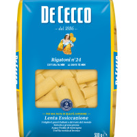 Макаронные изделия из твердых сортов пшеницы De Cecco РИГАТОНИ №24, паста, макароны Италия 500 г.