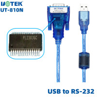 UOTEK 1,5 м 3 м RS232 в USB RS 232 конвертер DB9 RS-232 USB-A адаптер кабель с чипом FTDI, магнитное кольцо UT-8801