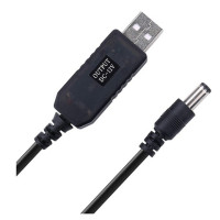 Повышающий Модуль USB Power Boost Line, от 5 в постоянного тока до 9 В/12 В постоянного тока, Кабель-адаптер для преобразователя USB, вилка 2,1x5,5 мм, USB-кабель, повышающий преобразователь