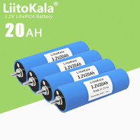 Аккумуляторная батарея LiitoKala 3C 3,2 в 20 Ач Lifepo4 для лодок и домов на колесах, 1-4 шт.