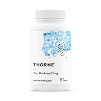 Цинк Пиколинат 15 мг, Zinc Picolinate 15 mg, Thorne Research, 60 капсул