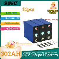 Литий-железо-фосфатная аккумуляторная батарея SOEC Bateria Lifepo4 3,2 V 280AH 300AH 310Ah класса A 6000 + циклов, разъем M6 для RV EV Golf Cart