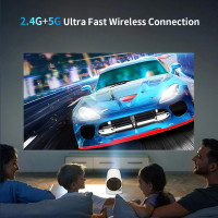 Проектор Progaga Android11 WiFi 200 ANSI 4K Allwinner H713 HY300 BT5.0 1080P 1280x720P, домашний кинотеатр, наружный портативный проектор