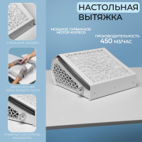 dust-free Настольная вытяжка нового поколения ПРЕСТИЖ 550-М