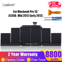 Аккумулятор Coeknn A1417 для ноутбука Apple Macbook Pro 15 дюймов A1398 (Mid 2012 ранние 2013) Retina MC975LL/A MC976LL/A MD831LL/A