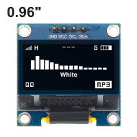 OLED-модуль SSD1306, 0,96 дюйма, белый/синий/желтый, 128X64 IIC I2C