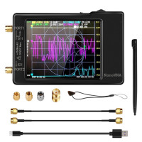 Векторная сетевая антенна NanoVNA-H, 10 кГц-1,5 ГГц MF HF VHF UHF W/ Shell SD-карты