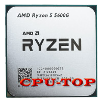 Процессор AMD Ryzen 5 5600G для ПК, центральный процессор для компьютера, 6 ядер, 12 нитей, мощность-65 Вт, частота-5600 ГГц, частота-3,9 ГГц, L3 = 16M, разъем 100-000000252, разъем AM4