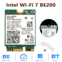 Wi-Fi 7 Intel BE200 Bluetooth 5,4 Wifi карта BE200NGW 2,4/5/ 6 ГГц 5,8 Гбит/с для Windows 11 ПК ноутбука