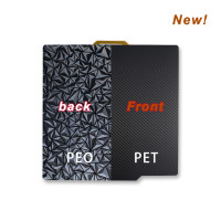 Двухсторонняя пружинная сталь для 3D-принтера Bambu Lab X1 P1S PEI PET PEO PEY Sheet 257x257 мм