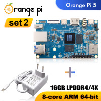 Плата для компьютера Orange Pi 5 16 ГБ + блок питания RK3588S