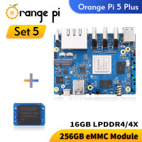 Orange Pi 5 Plus 16 Гб ОЗУ + 256 ГБ Emmc один компьютер RK3588 модуль PCIE внешний WiFi-BT SSD Pi5 Plus макетная плата