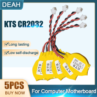 5 шт./партия, литиевая батарея 3 в KTS CR2032 CR2032W для компьютера, материнской платы, ноутбука, измеритель с кабельной вилкой, сделано в Японии