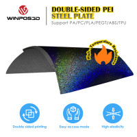 Конструкционная пластина PEI + Гладкая PEI PEO PET PEY/текстура PEI 257x257 мм