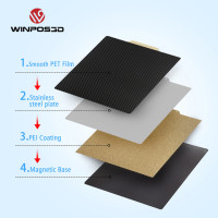 Пружинный стальной лист PEI 120/180/203/220/235/250 мм