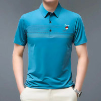 Мужская футболка с коротким рукавом, удобная одежда для гольфа, летняя мужская одежда