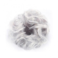 Шиньон из синтетического волокна с кудрявыми волосами