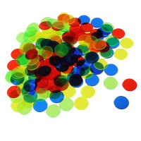 100 шт бинго игры Аксессуары для чипов прозрачные цветные пластиковые маркеры