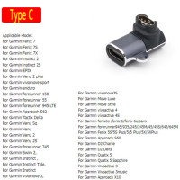 ["Зарядное устройство типа C/Micro USB/IOS, переходник для кабеля зарядного устройства для Garmin Fenix ​​7/7S/7X/6/6S/6X/5/5S/5X, переходник для зарядки часов"]