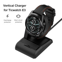 Кабель для быстрой зарядки для TicWatch E3/Pro 5/PRO3 Lite, зарядное устройство для умных часов, подставка-адаптер для док-станции, зарядная док-станция