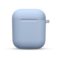 Силиконовый чехол для Apple AirPods 2 поколения, защитный чехол для беспроводных Bluetooth-наушников Air Pods 1, чехол, аксессуары с крючком