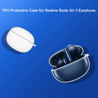 Прозрачные чехлы из ТПУ для Realme Buds Air 3