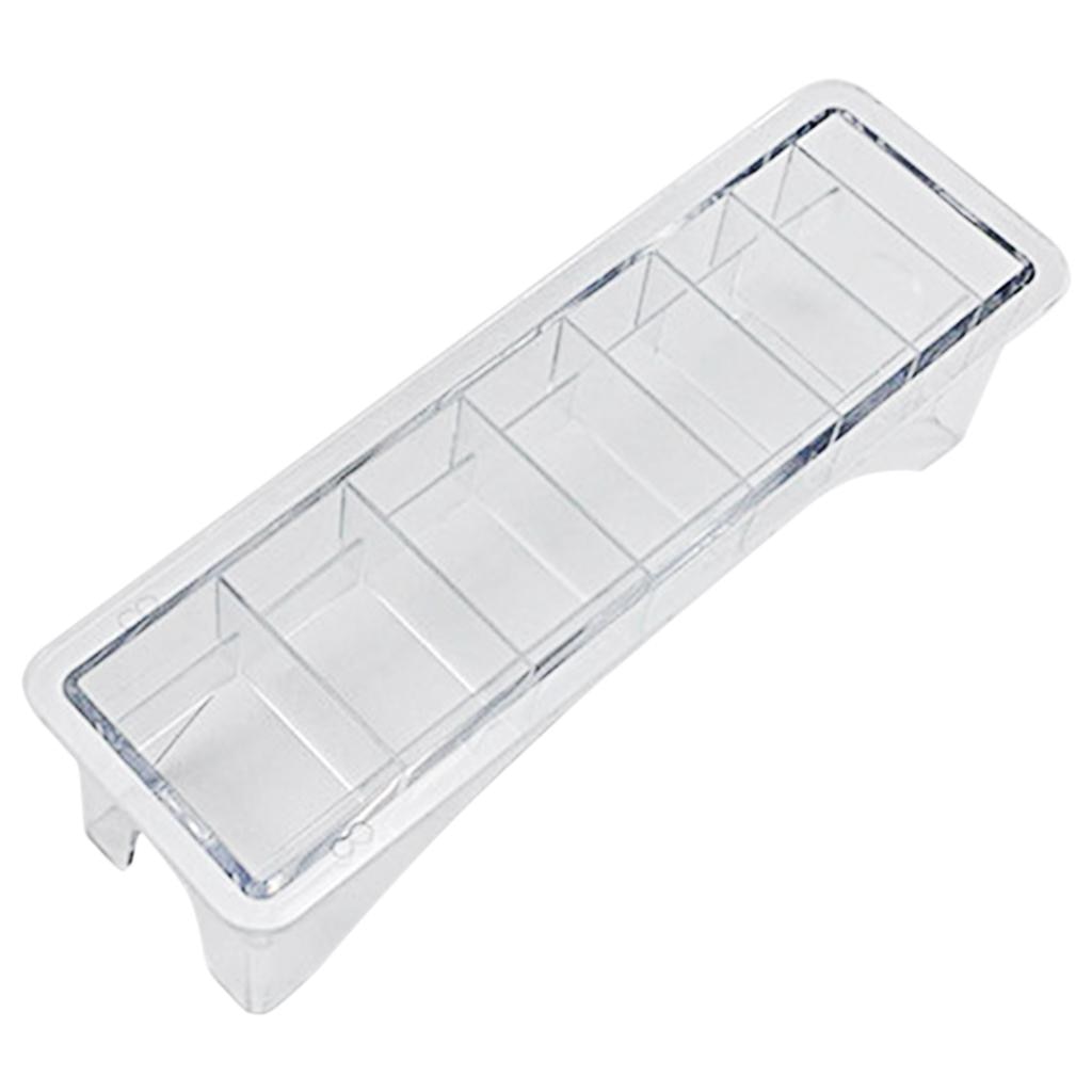 Guide Comb Organizer Universal Container Storage for Barber Salon Barbershop Plastic Transparent Hair Clipper Guide Comb Rack