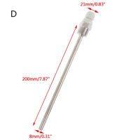 50-200 мм, резьба из нержавеющей стали Thermowell 1/2 дюйма NPT для датчиков температуры