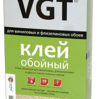 Клей для Виниловых и Флизелиновых Обоев VGT / ВГТ 300 г, 1 шт