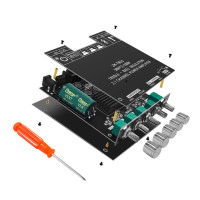 Плата усилителя мощности Bluetooth TB21, 2,1 каналов, 50 Вт x 2 + 100 Вт, TPA3116D2