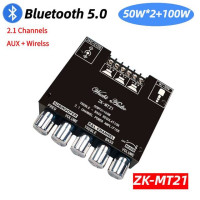 Плата усилителя сабвуфера MT21 TB21 TPA3116, 2,1 каналов, Bluetooth 5,0, 50 Вт x2 + 100 Вт