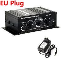 AK-270 HIFI усилитель канала 2,0 стерео аудио усилитель бас Trebl для звуковой системы домашнего кинотеатра