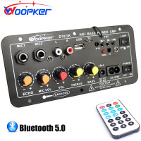 Плата усилителя Woopker, Bluetooth, AUX, TF-карта, USB 30-120 Вт, для колонки 8-12 дюймов, 110 В, 220 В, 12 В, 24 В, Аудио Amp модуль для сабвуфера