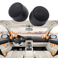 Автомобильный сабвуфер, автомобильный Высокочастотный динамик для дверей, стерео, музыкальный высокочастотный усилитель звука, звуковой сигнал, Hi-Fi аудио динамики, 1 комплект