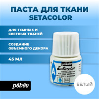 Объемная опуxающая паста для ткани Setacolor Expanding Relief Paste 45 мл, Pebeo