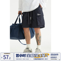 男道日系大口袋工裝短褲男生夏季潮牌復古百搭寬鬆運動休閒五分褲