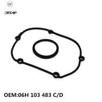 BTAP Новый крышка цепи синхронизации прокладки для VW GOLF PASSAT TIGUAN Гольф AUDI A3 A4 A5 OEM 06H 103 483 C 06H103483C 06H103483C