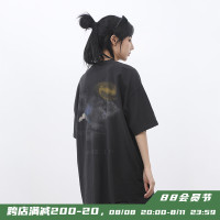 ALMO1994高街美式復古做舊洗水寬鬆短袖T恤男女INS國潮牌半袖上衣